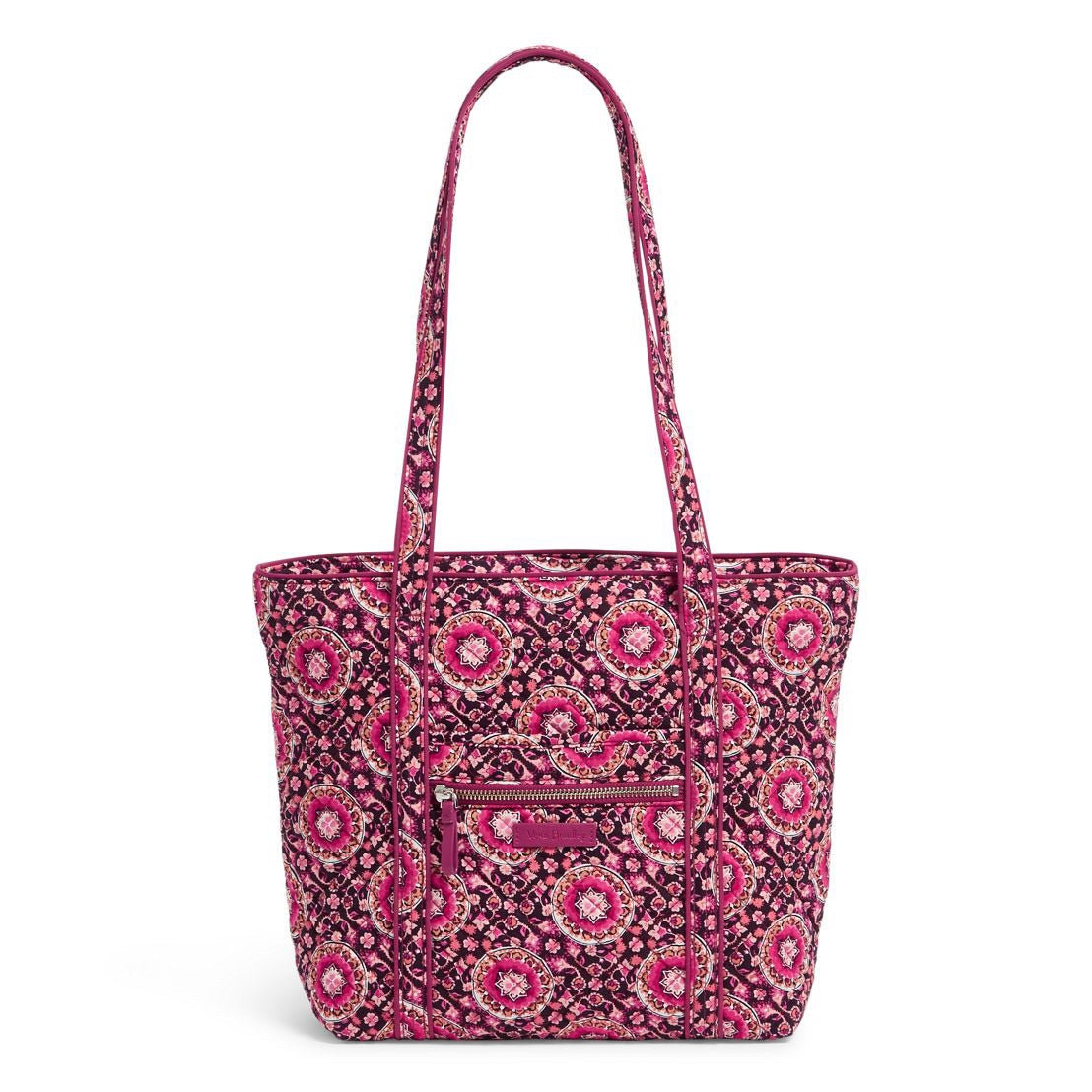 Iconic Small Vera Tote - Raspberry Medallion