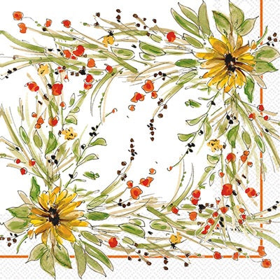 Lunch Napkin - Sunflower Medley