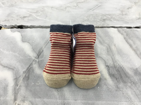 Red stripe socks