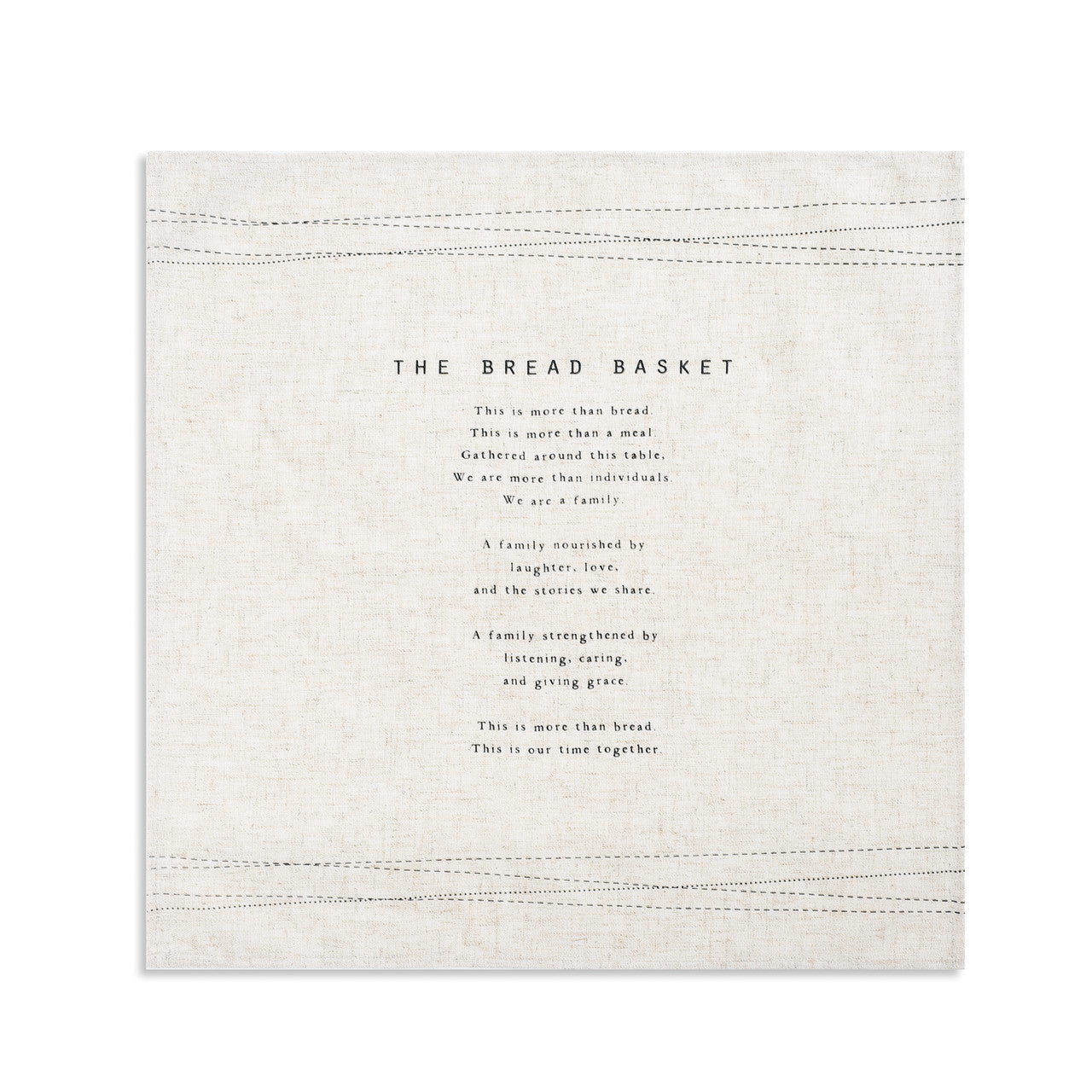 Ceramic Bread Basket with Towel