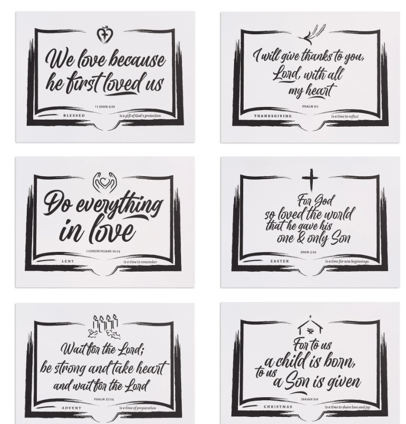 Switch Up Signs-THE LORD WILL LEAD YOU 6-IN-1 INTERCHANGEABLE SIGN COLLECTION