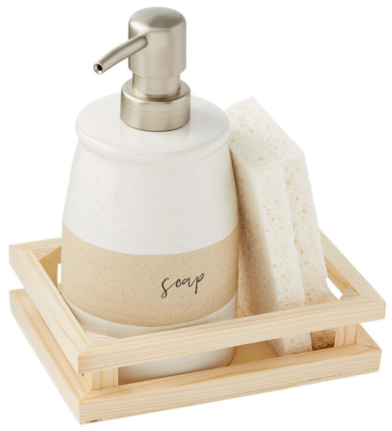 SOAP PUMP AND SPONGE SET