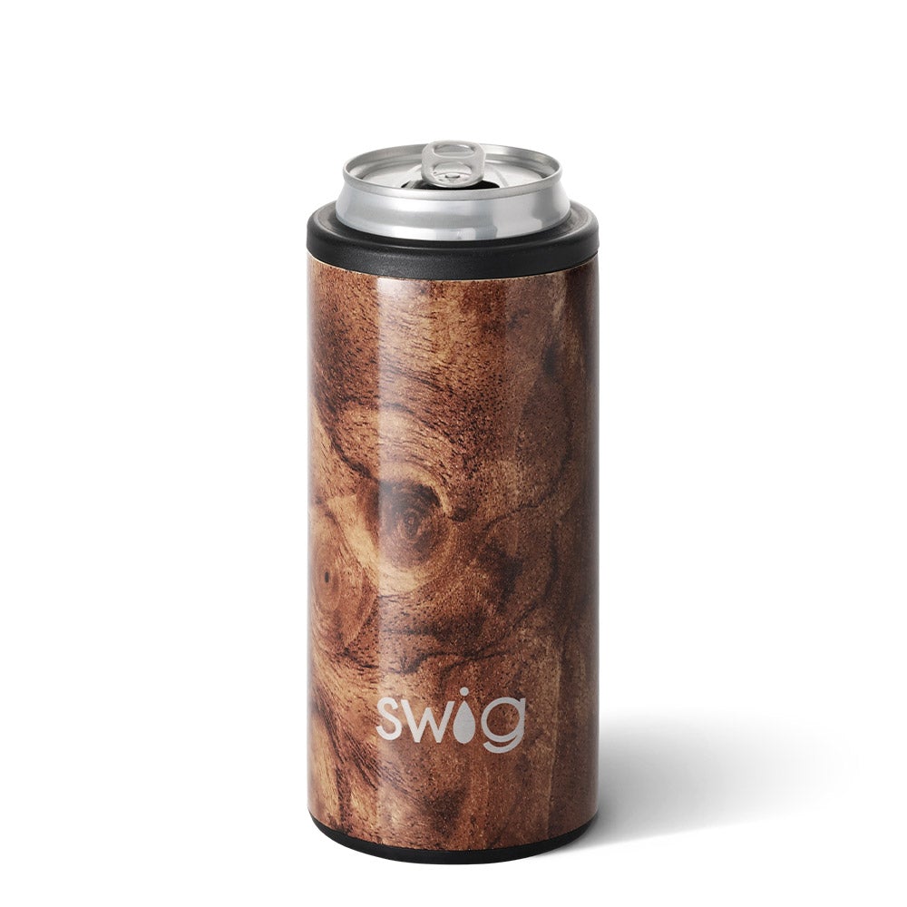 12 oz Black Walnut Skinny Can Cooler