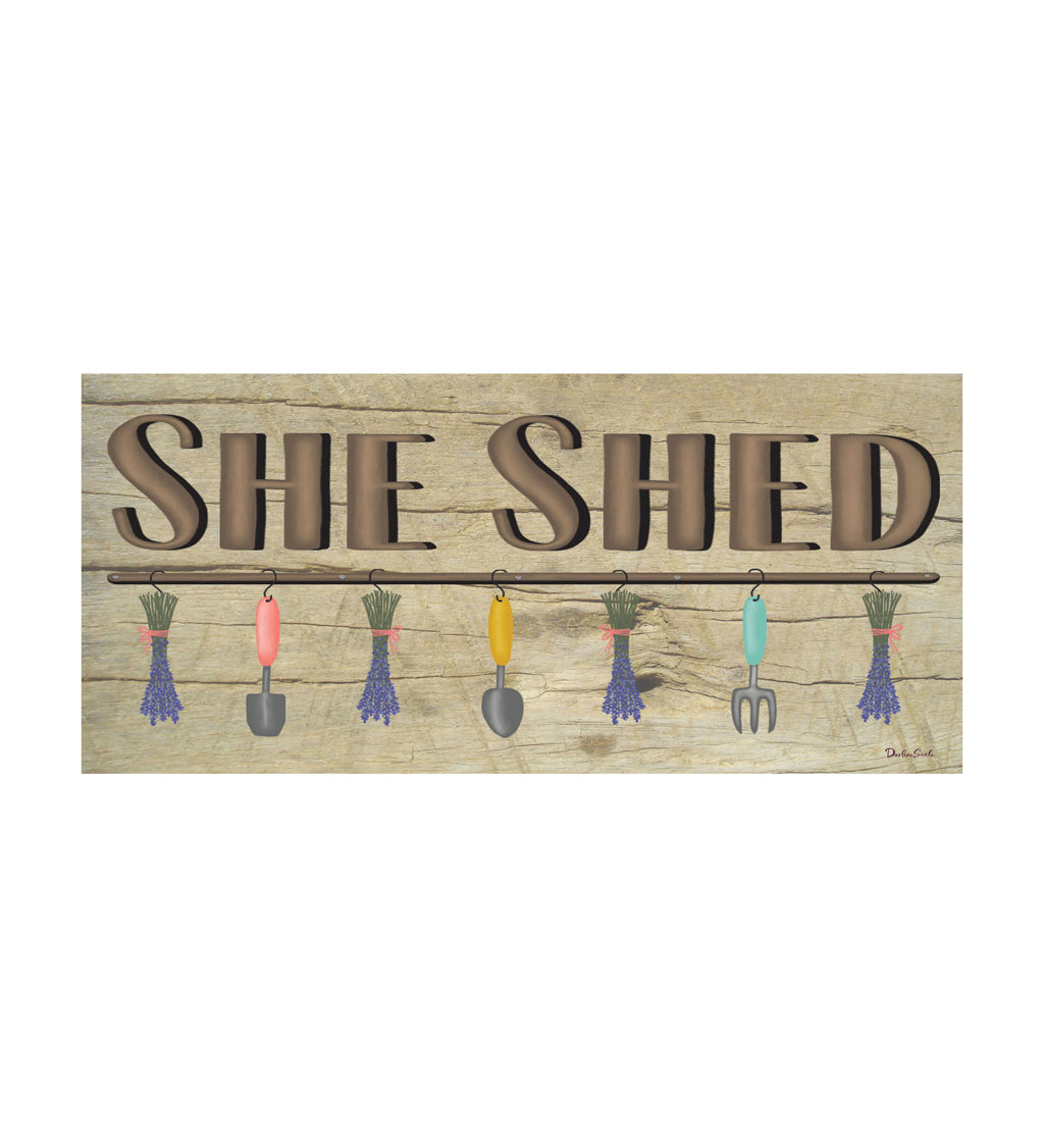 She Shed Sassafras Switch Mat, 22" X 10"
