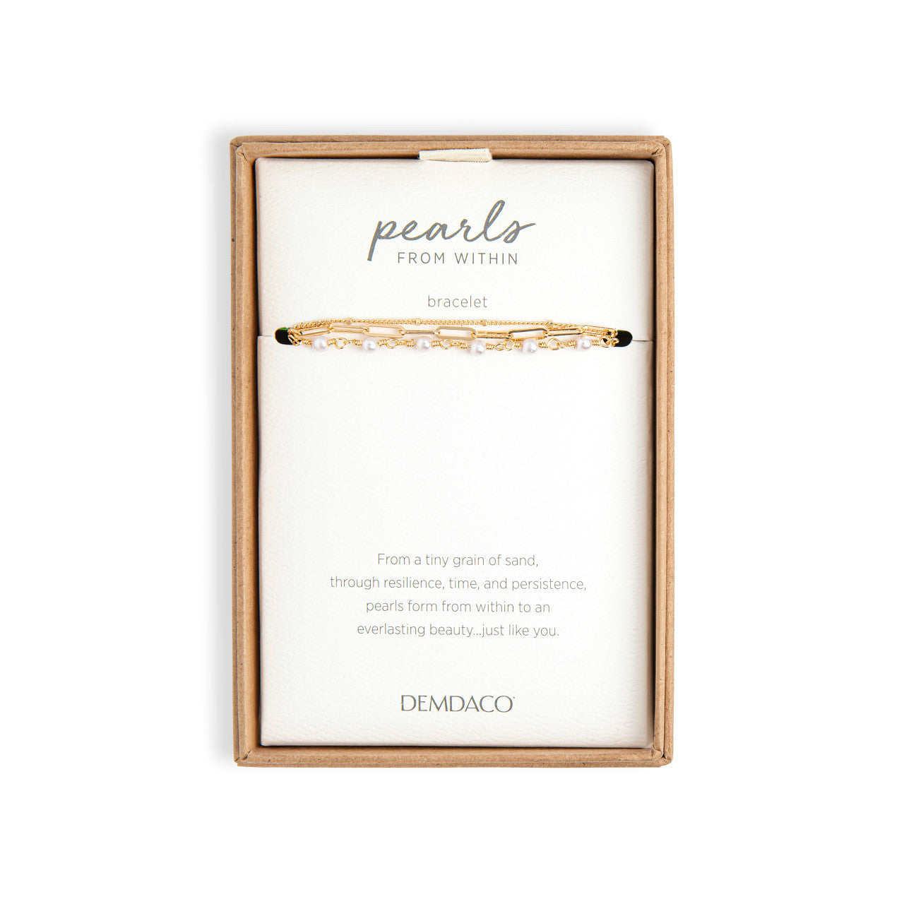 Pearls From Within Bracelet - Gold