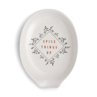 Spice Things Up Oval Spoon Rest