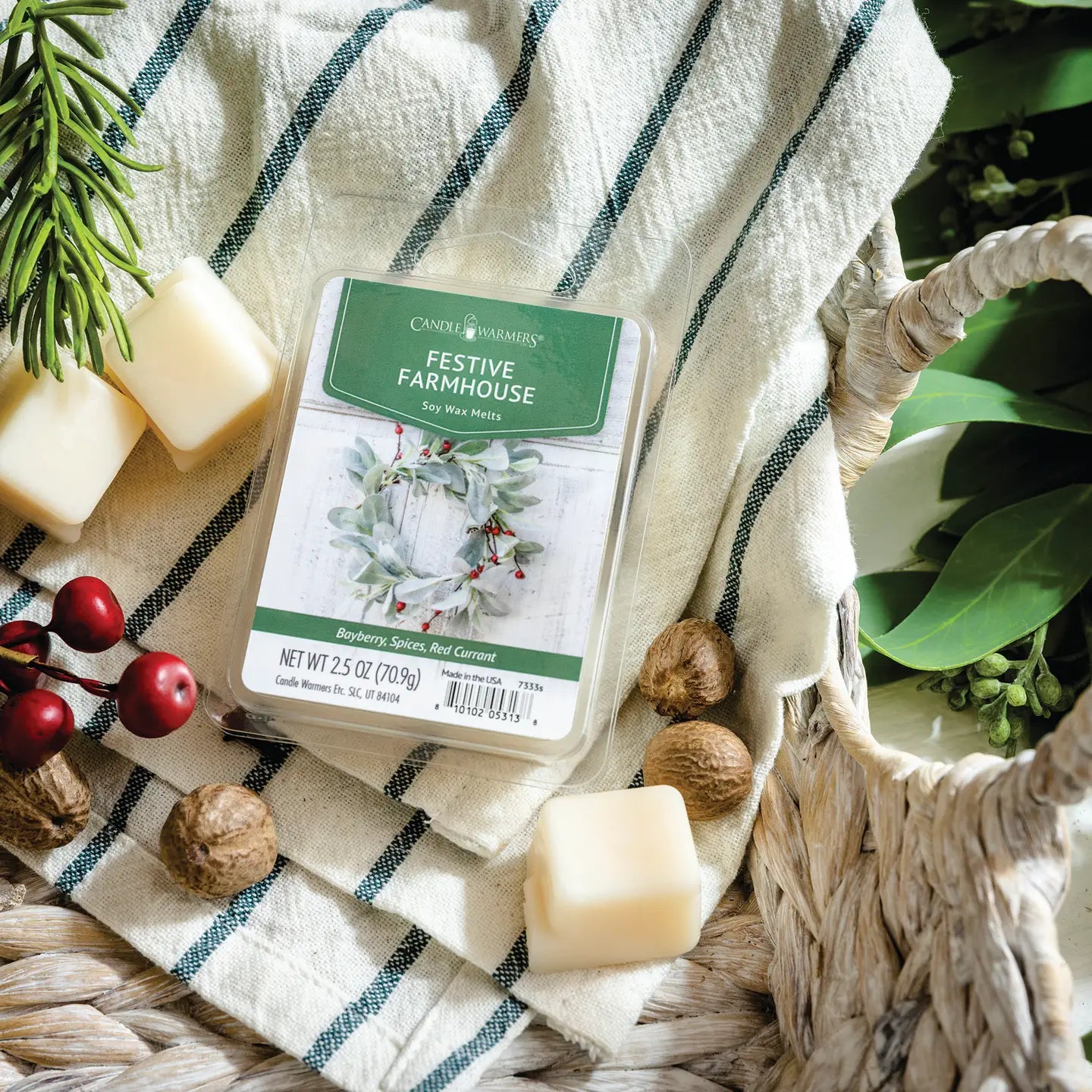 2.5 oz Wax Melt Festive Farmhouse
