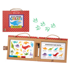 Natural Play: Play, Draw, Create Reusable Drawing & Magnet Kit - Dinosaurs