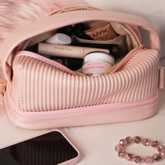 Large Two-Tiered Makeup Bag