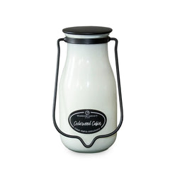 14 oz Milkbottle Candle: Cedarwood Cabin