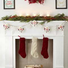 Snowman & Snowflake Garland