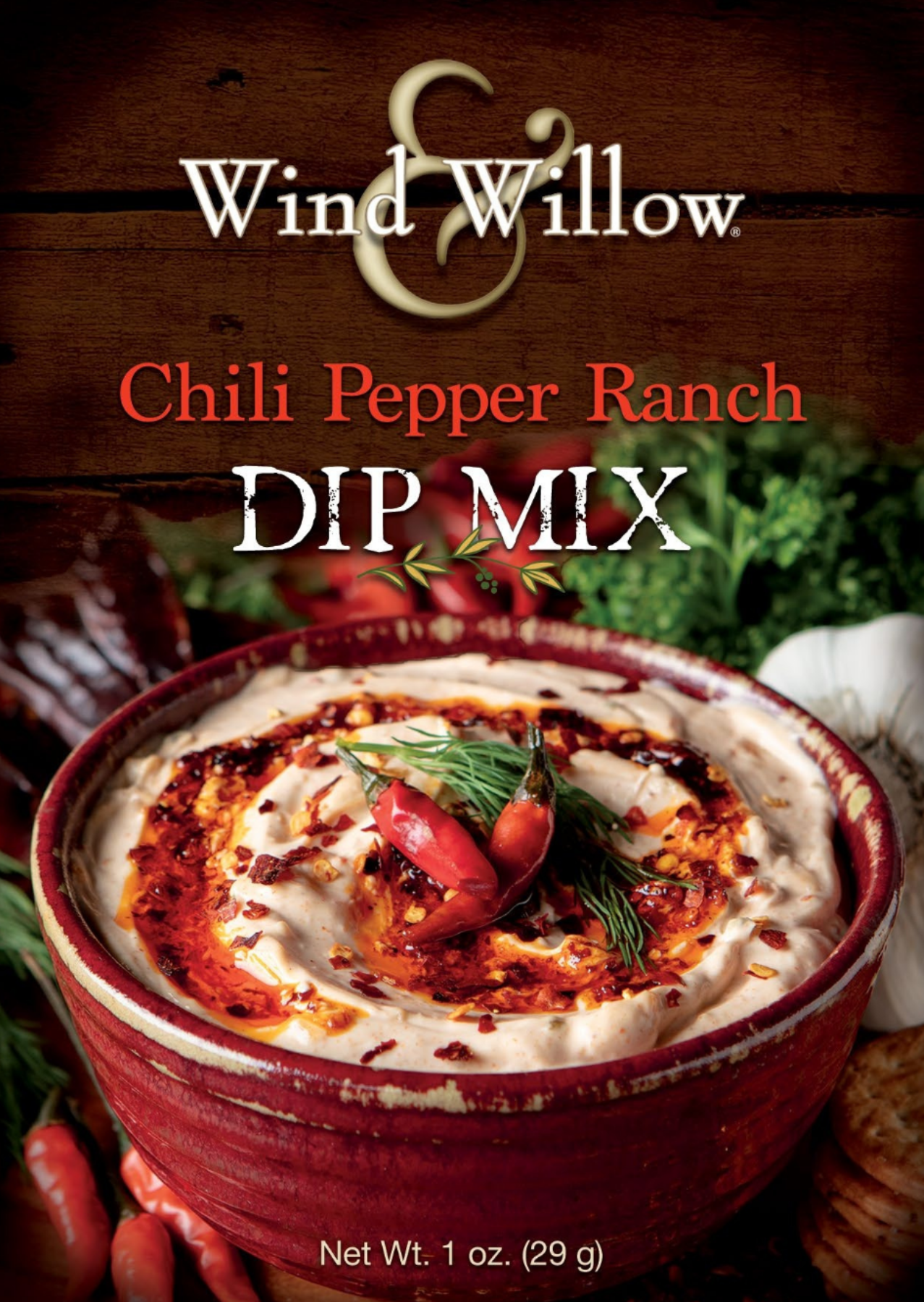 Wind & Willow - Chili Pepper
 Ranch (cs 12) - Dip Mixes