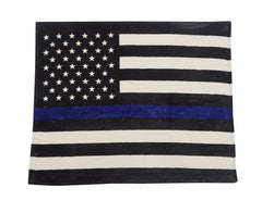 "Police Department Flag"  Blanket