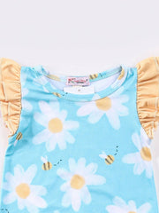 Clover Cottage - Bee Daisy Baby Romper