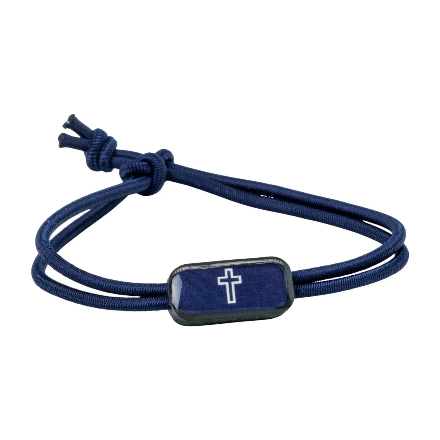 Tap To Pray® Survivor Series Tactical Bracelet-Navy + Cross
