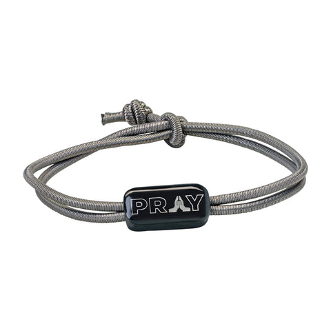 Tap To Pray® Survivor Series Tactical Bracelet-Slate + Pray