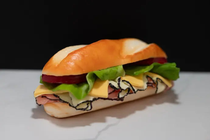 Faux Ham & Turkey Hoagie Sandwich