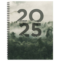 TF Publishing - Paper Goods - 2025 Forest Mist Large Weekly Monthly Planner