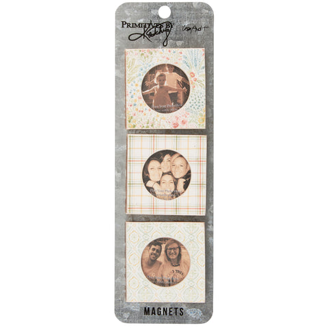 Mixed Florals Photo Magnet Set