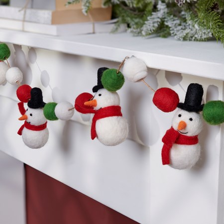 Snowman Garland
