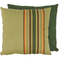 Striped Green Pillow
