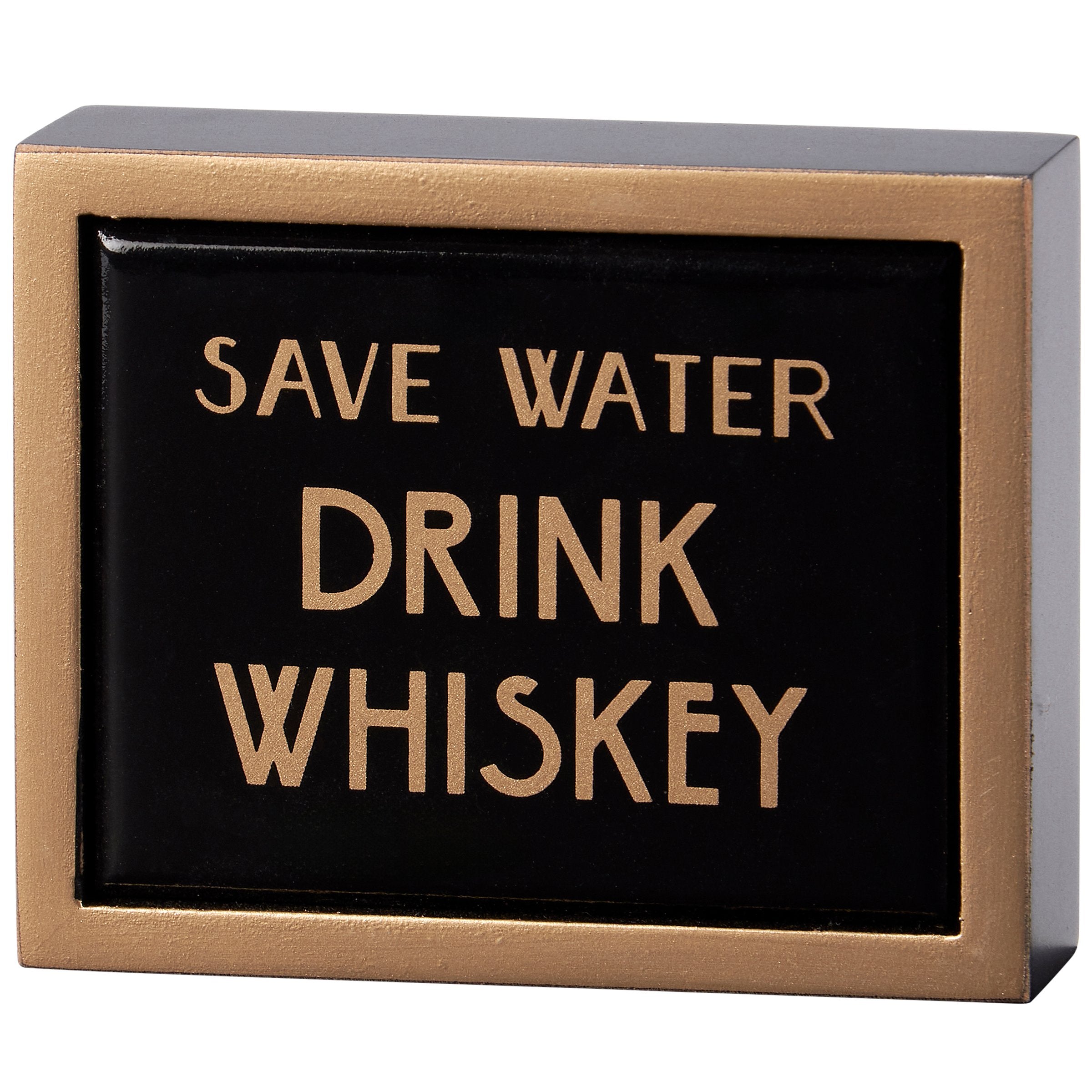 Save Water Box Sign Mini