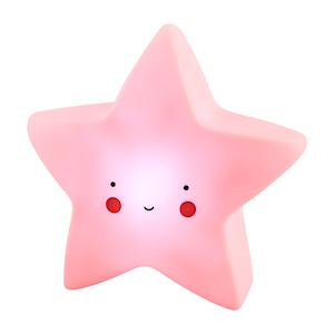 Pink Star Baby's First Night Light