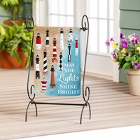 East Coast Lights Suede Garden Flag