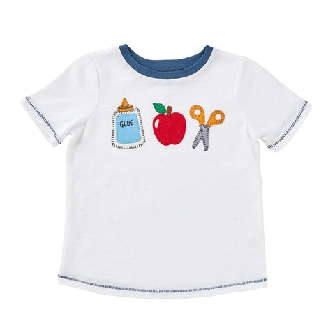 White Boy School Tee 2T-3T