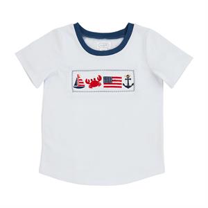 Sail Away Smocked Tee