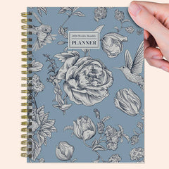 2026 Garden Roses Medium Weekly Monthly Planner