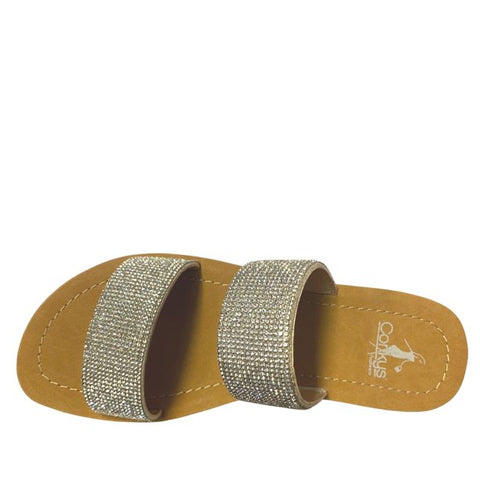 Jubilee Sparkle Sandal-Clear