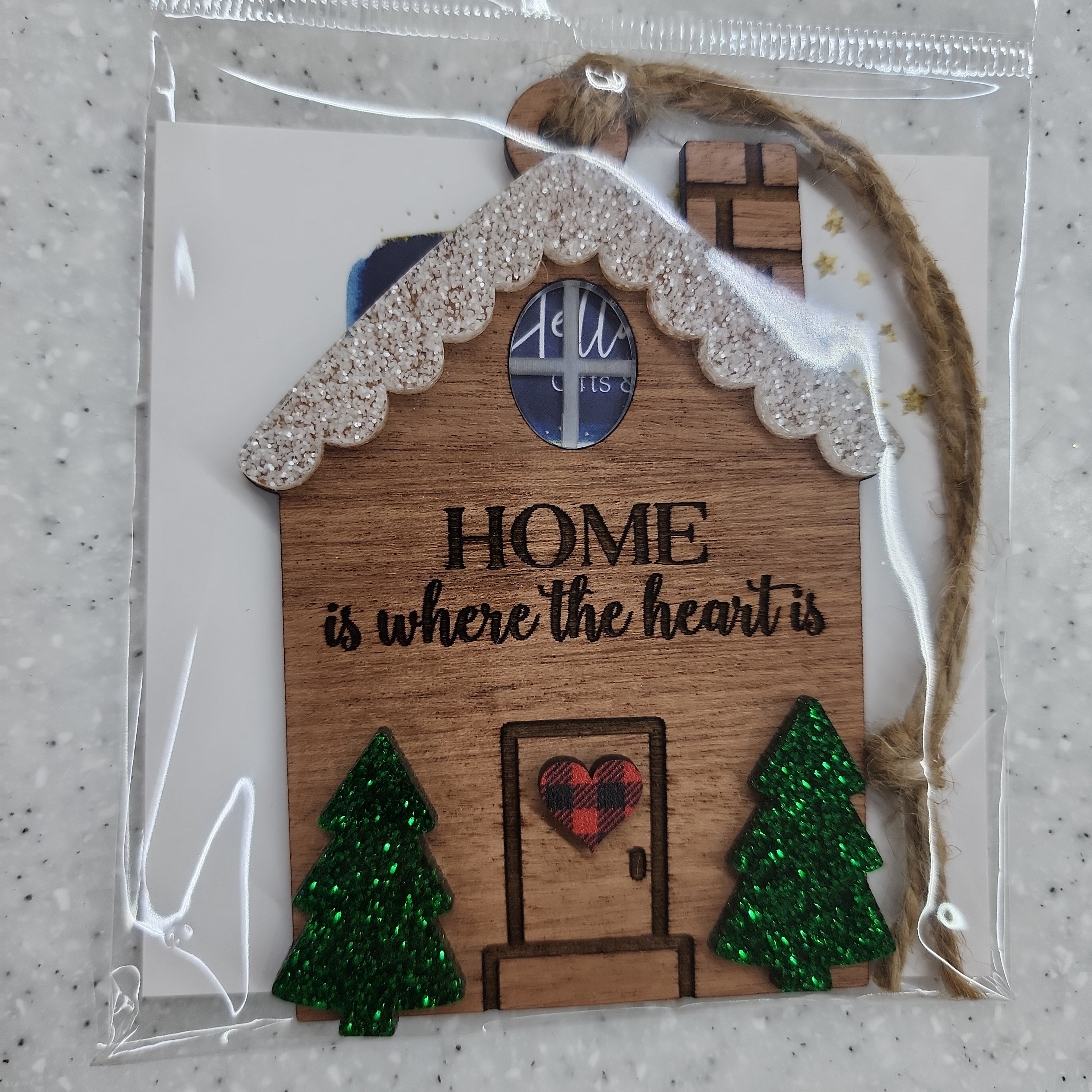 Home is Where the heart is Ornament