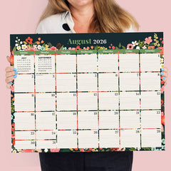 Bountiful Blooms Large Desk Pad Monthly Calendar