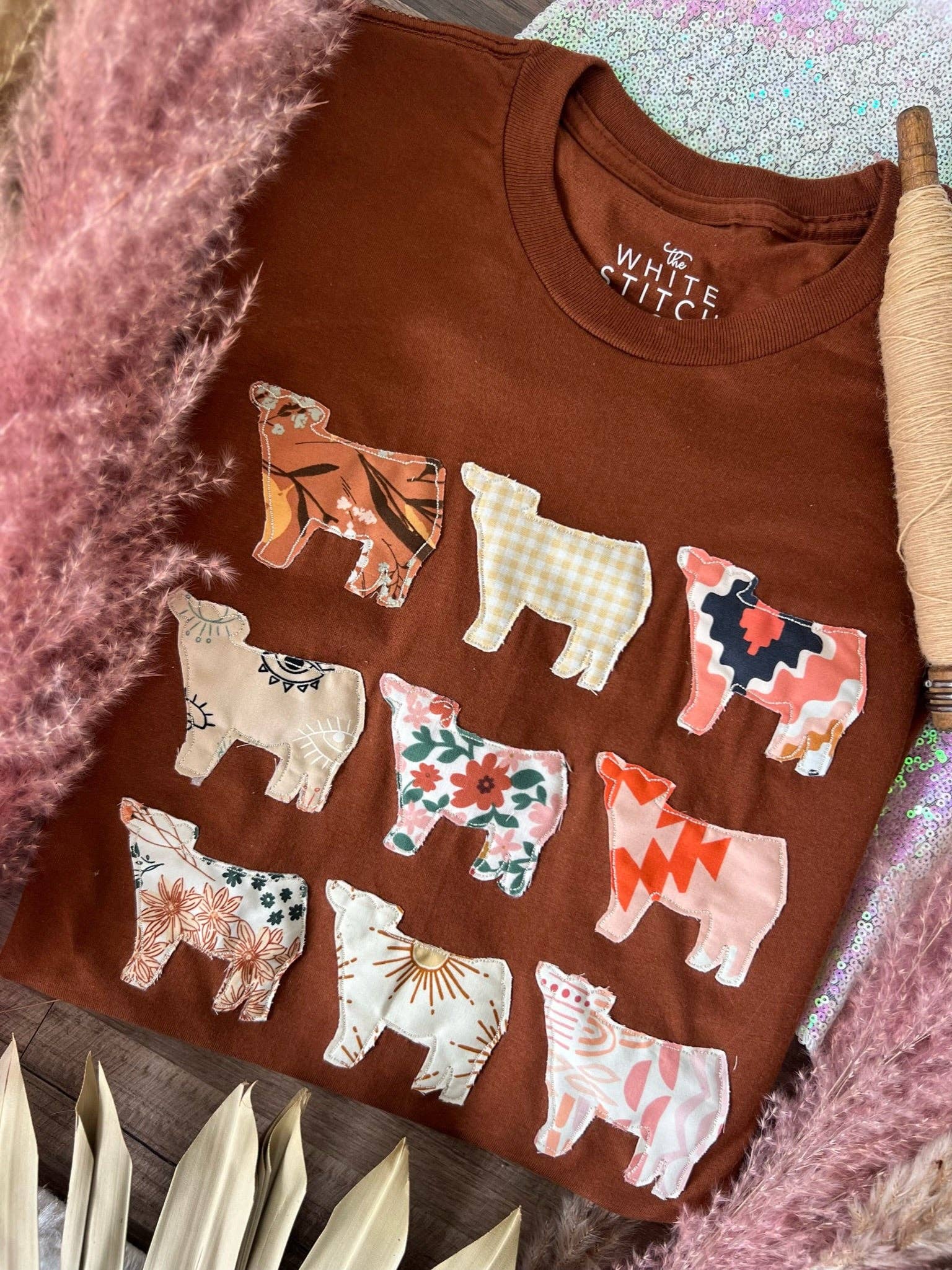 Cows on Repeat | Rust Brown