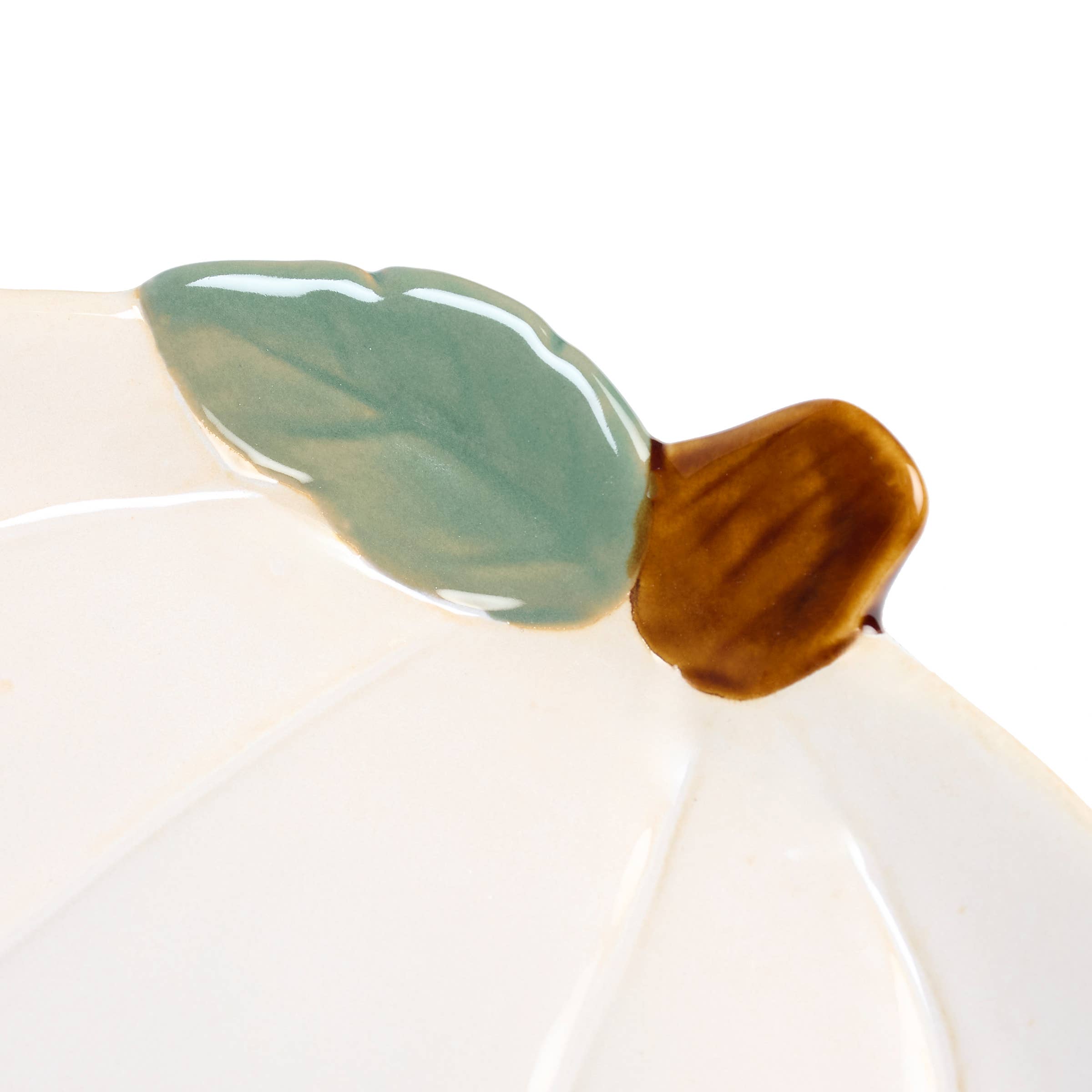 White Pumpkins Plate