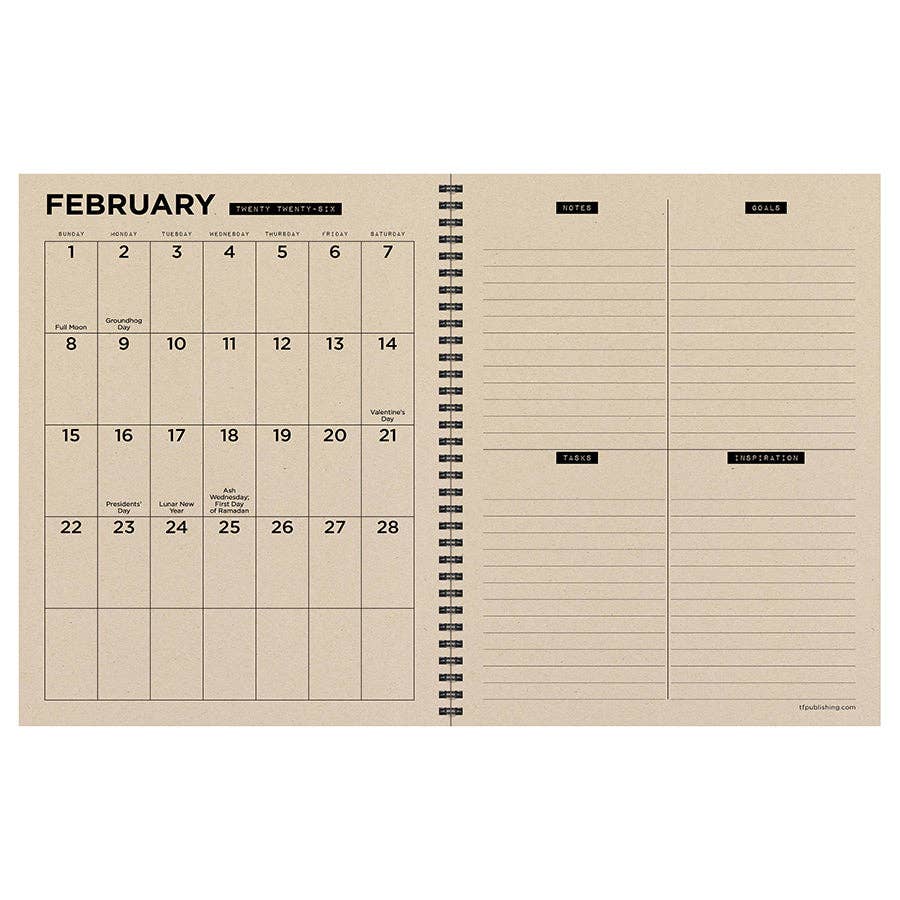 2026 Growing Helios Large Weekly Monthly Planner