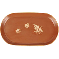 Fall Leaves Oval Platter