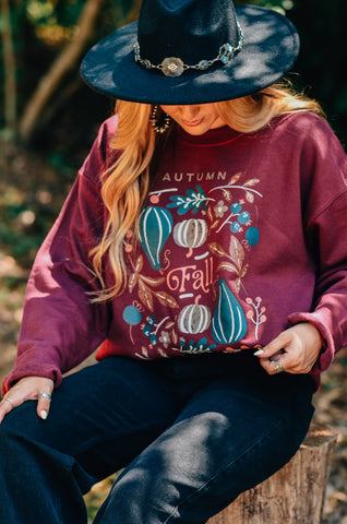 Autumn Market Crewneck Sweater