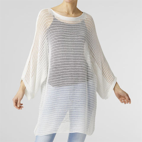 Nikita Oversized Open Knit Crochet Tunic