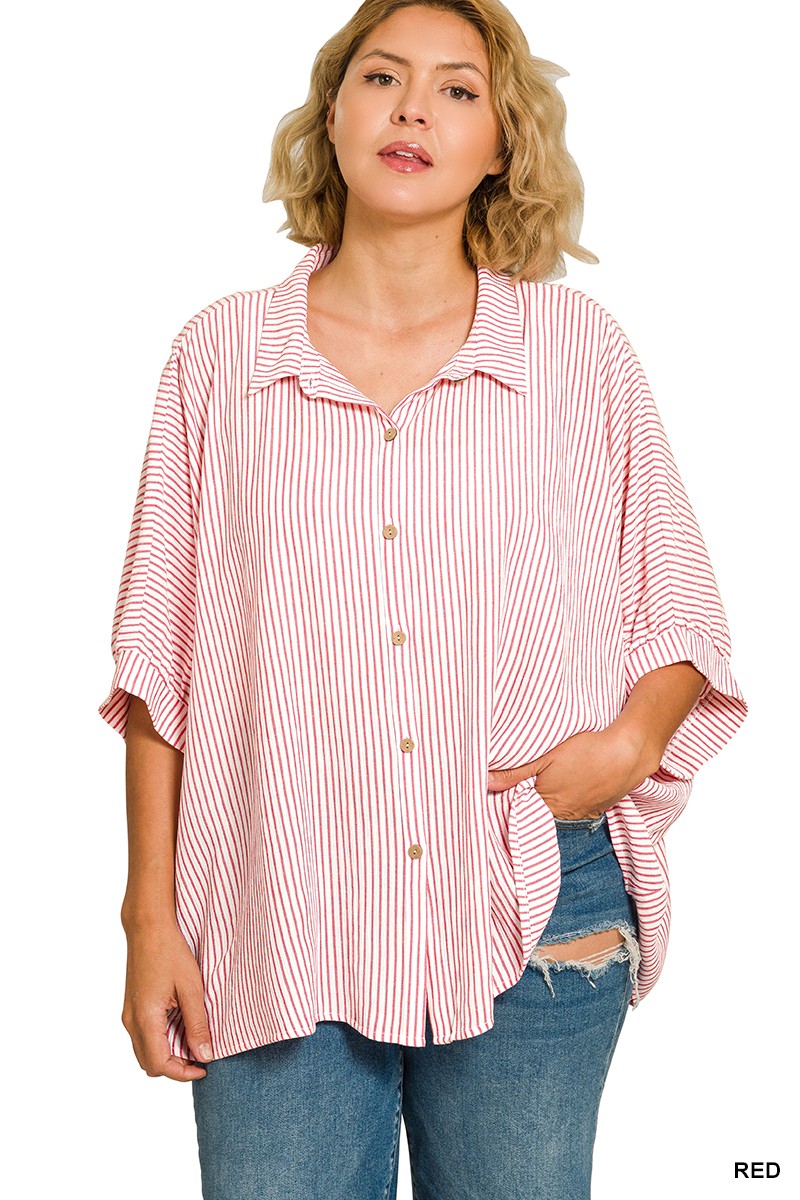 Red Stripe Top
