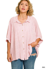 Red Stripe Top
