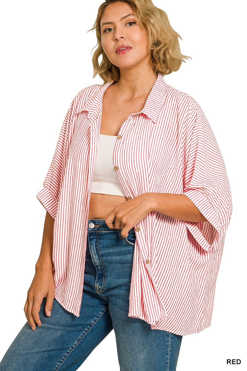 Red Stripe Top