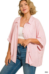 Red Stripe Top