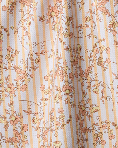 Geometry - Buttercup Vine Tea Towel
