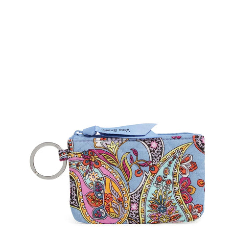 Zip ID Case in Recycled Cotton-Provence Paisley