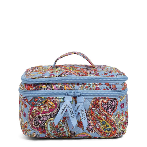 Brush Up Cosmetic Case in Recycled Cotton-Provence Paisley