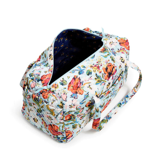 Large Travel Duffel Bag Sea Air Floral