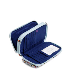 RFID All in One Crossbody Bag Sea Air Floral