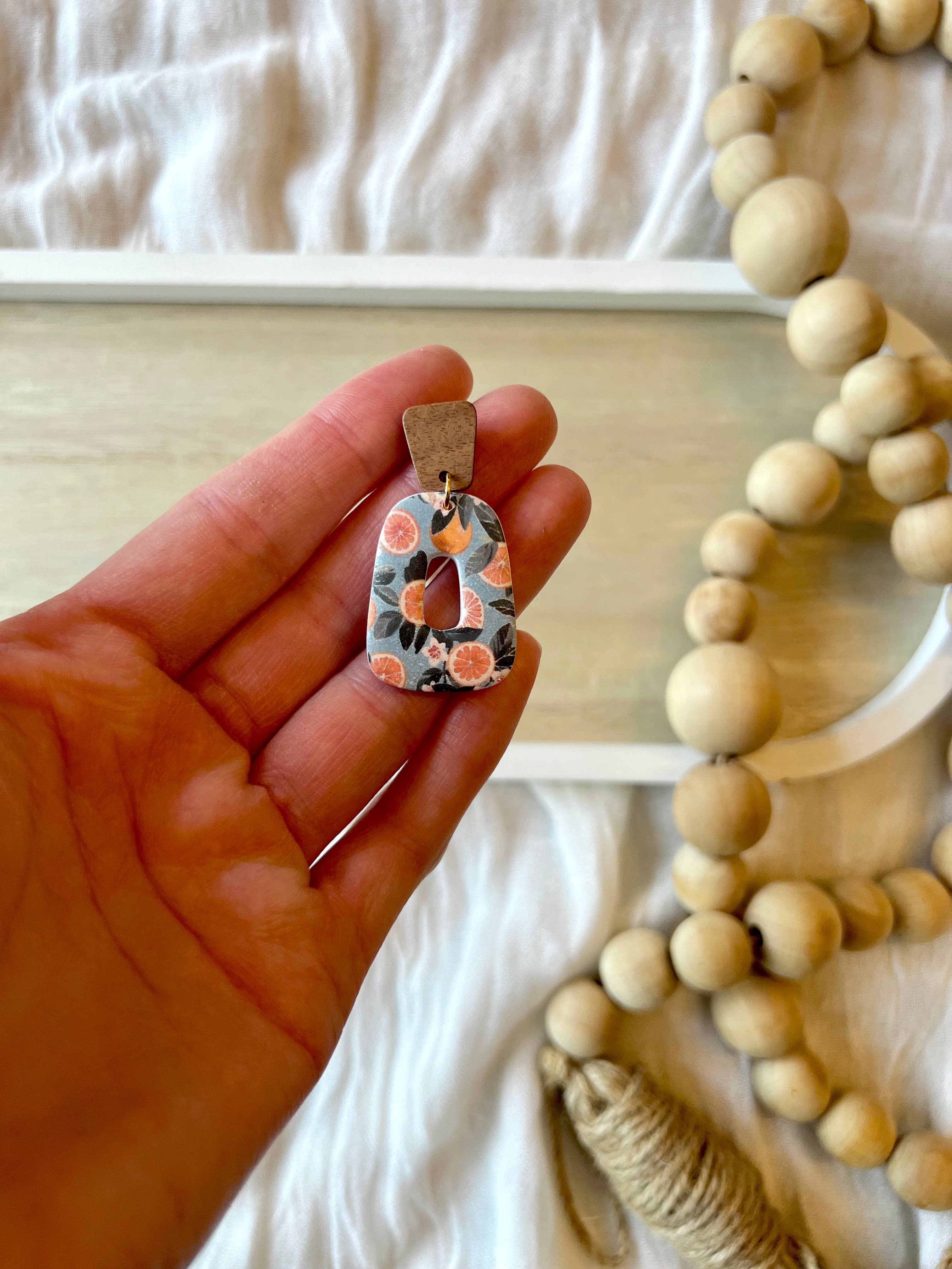 Citrus Clay Earrings